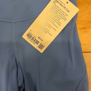 base pace crop 6 nile blue